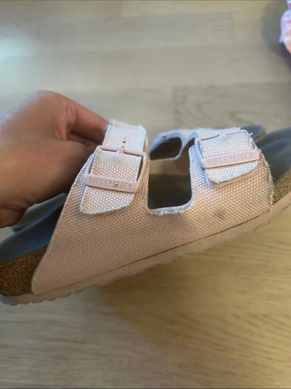 Birkenstock Kids Light Pink Double Strap Sandals